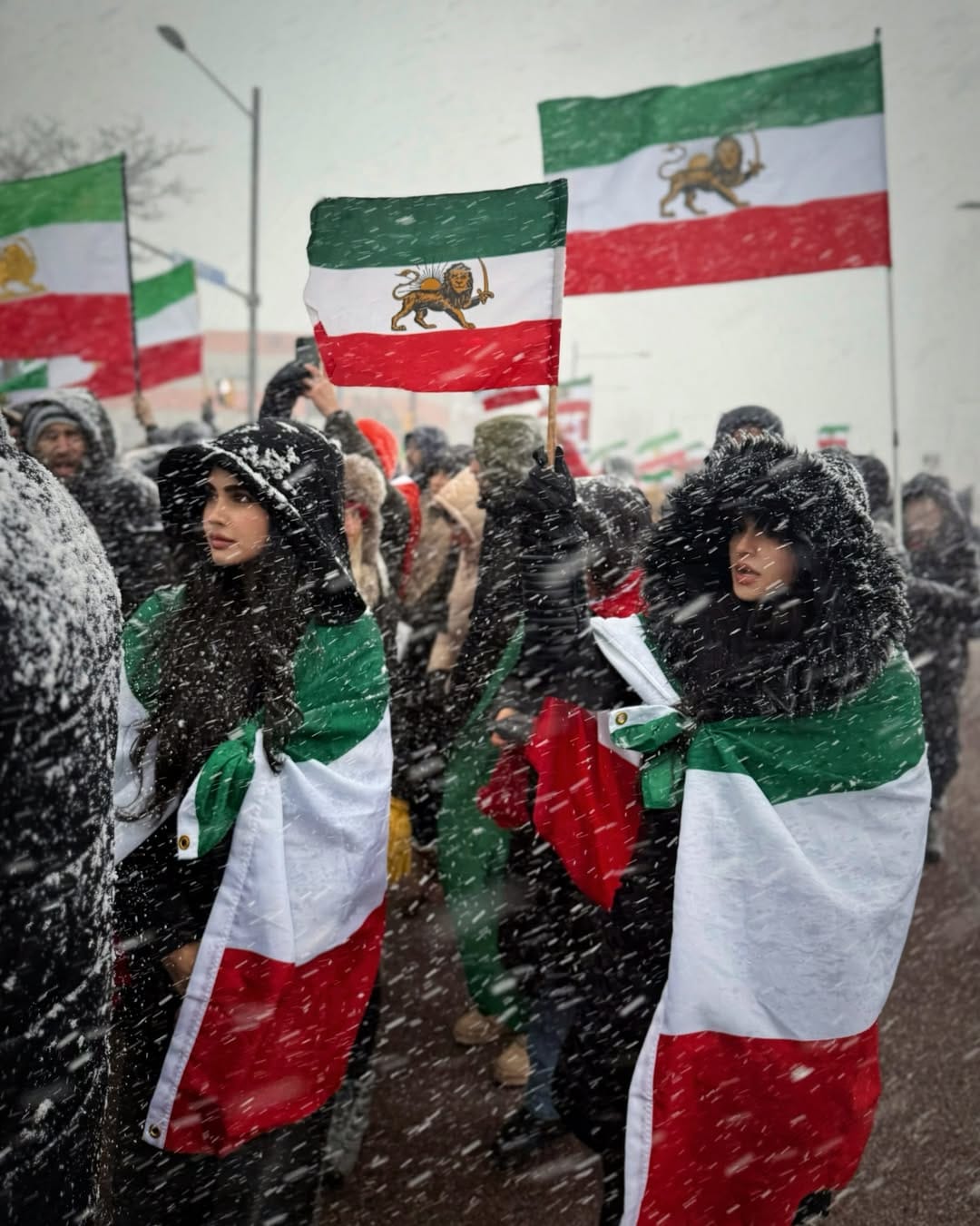 Real Iranian Protests in Toronto 2026 against the regime.