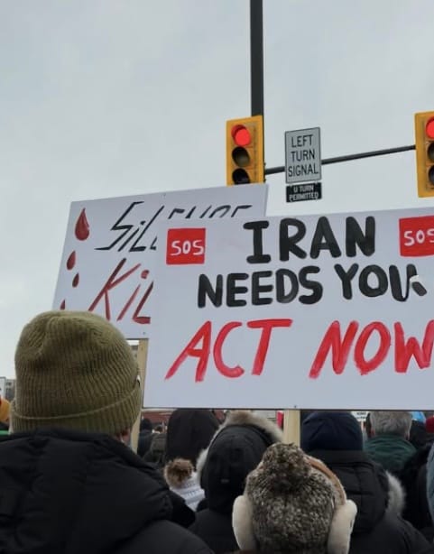 Real Iranian Protests in Vancouver 2026 against the regime.