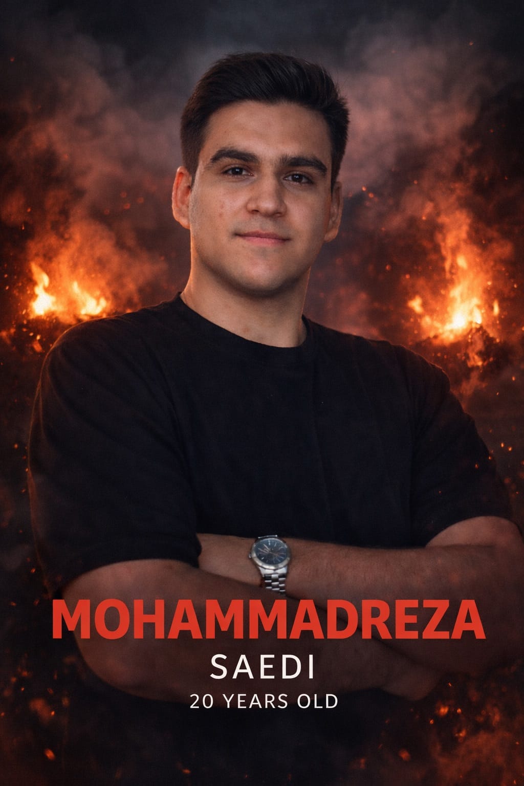 Real Iranian Protests in Victims:Fallen Heroes 2026 against the regime.